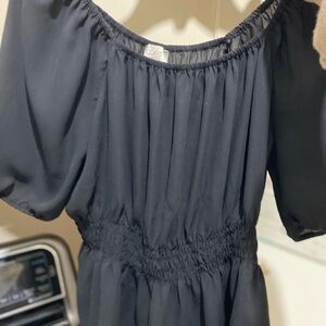 LOFT Navy Blouse